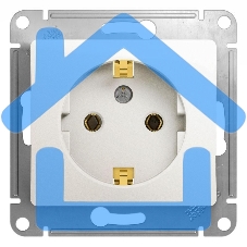 Механизм розетки 1-м Glossa 16А с заземл. перламутр SchE GSL000643 Механизм розетки 1-м Glossa 16А с заземл. перламутр SchE GSL000643