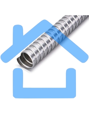 Металлорукав Р3-ЦХ-25 d25мм без протяжки (уп.25м) Урал Пак МР-0100725-025