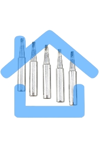 Жало Rexant для паяльника серии 900М, Ø 4.3 мм, тип конус большой 0.5 мм