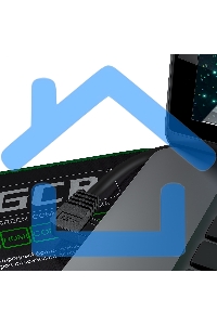 Патч-корд GCR прямой 2.0m UTP кат.5e, черный, левый угол, литой, ethernet high speed, RJ45, T568B, GCR-53151