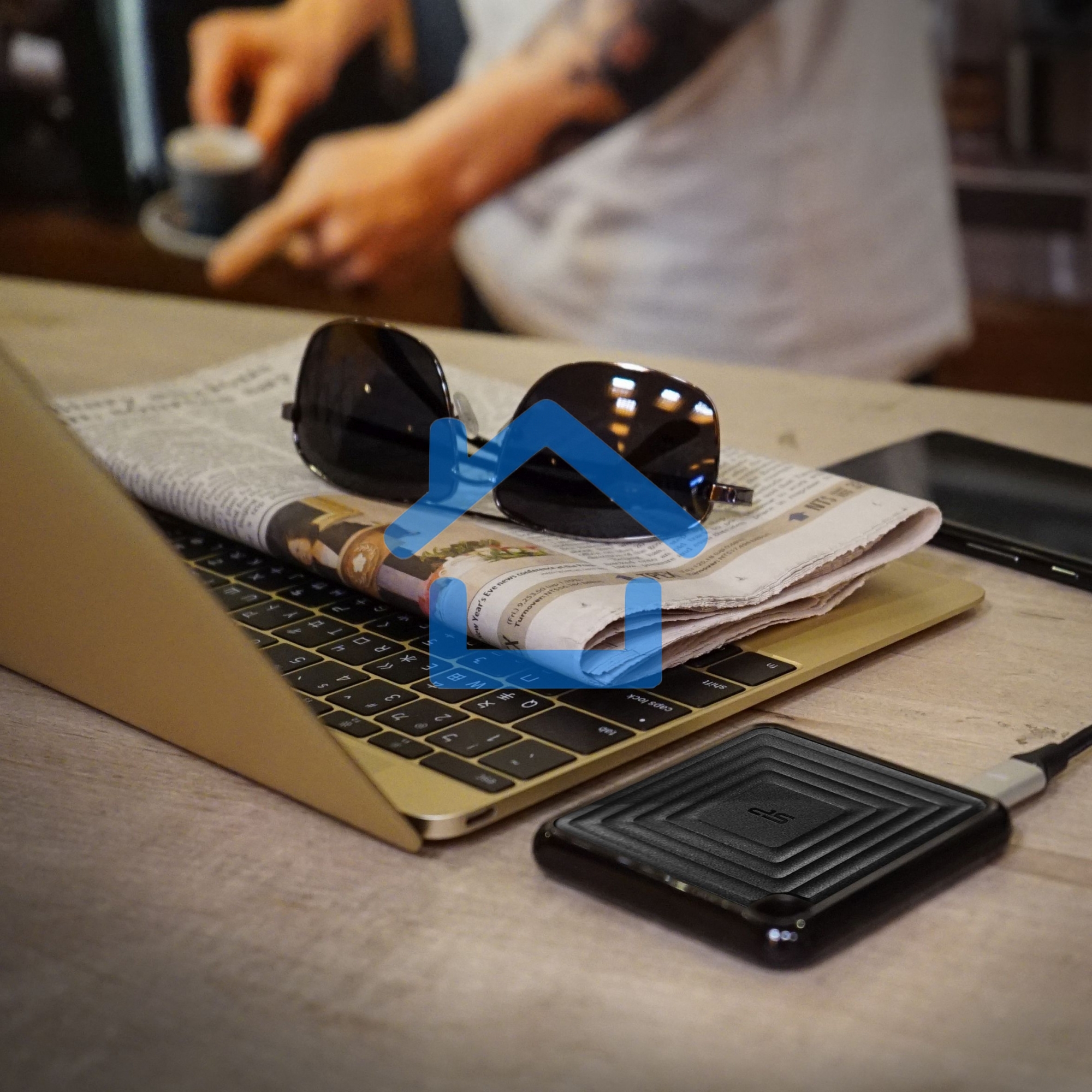 Твердотельный диск 1TB Silicon Power PC60, External, USB 3.2 Type-C R/W - 540/500 Mb/s черный