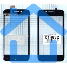 Сенсорное стекло (тачскрин) YZ-CTP183-FPC-V3.0, черное