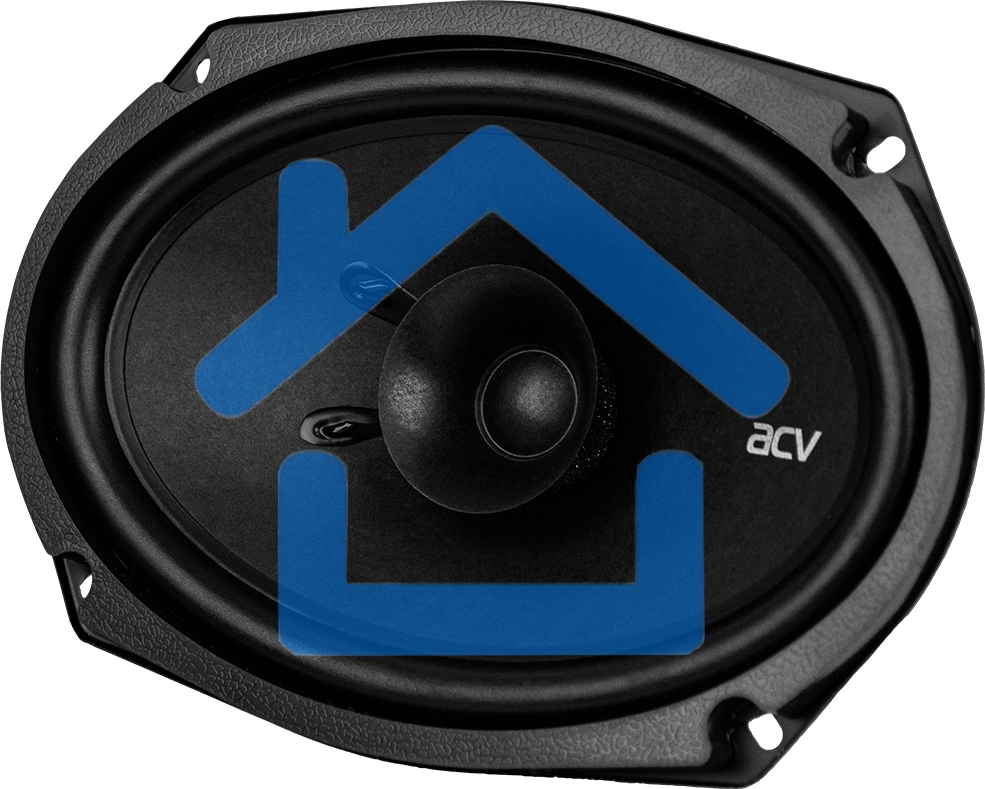 Колонки автомобильные ACV PD-691 BEATS (без решетки) 240Вт 91дБ 4Ом 16x23см (6x9дюйм) (ком.:2кол.) коаксиальные однополосные