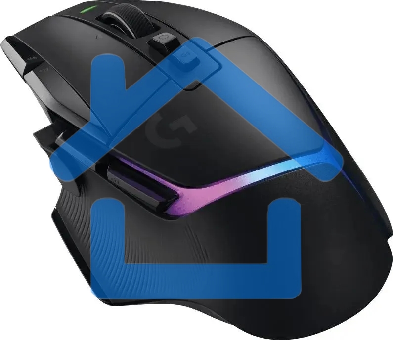 Мышь беспроводная Logitech G502 X Plus черный, 25600 dpi, радиоканал, USB, кнопки - 13