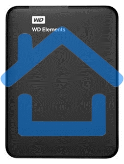 Внешний жесткий диск HDD WD 1Tb Original USB 3.0 WDBUZG0010BBK-WESN Elements Portable 2.5