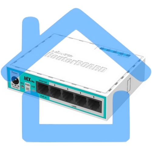 Маршрутизатор MikroTik RB750r2 hEX lite 5x10/100 Mbps