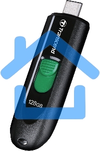 Флешка USB Transcend USB 128 Gb JETFLASH 790C USB 3.2, Type-C, черный