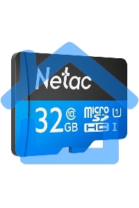 Флеш карта microSDHC 32Gb Netac P500 <NT02P500STN-032G-S> (без SD адаптера) 80Mb/s