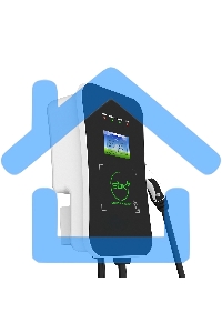Зарядная станция S'OK Green Energy M3W Series Wallbox EV Charger SM3W10732542-7wf, 1-phase,7kw (32a/ 220v), ocpp 1.6j, rfid, wifi, lan, ip54, кабель 7.5м