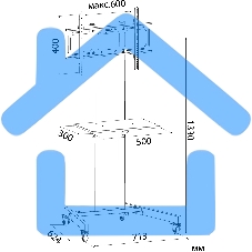 Стойка для телевизора Cactus CS-ST04 белый 37
