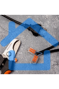 Универсальная клемма 2-проводная, прозрачная (0,08-2,5/4 мм²) (50 шт./уп.) Rexant