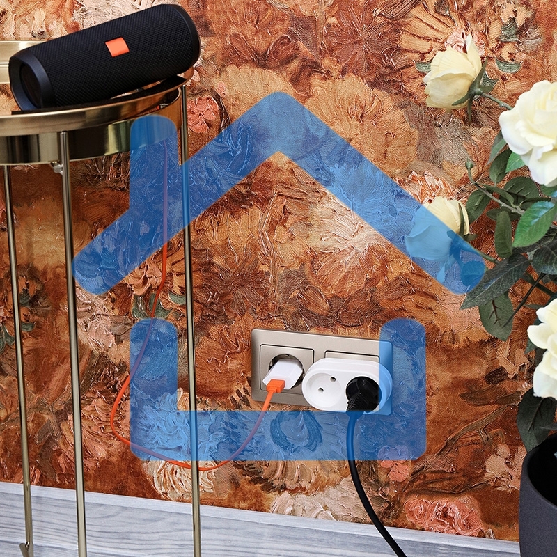 Двойник электрический 6А без заземления, белый Rexant