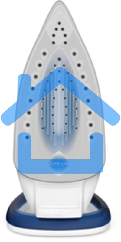 Утюг Tefal FV5715E0, 2200Вт, голубой/белый