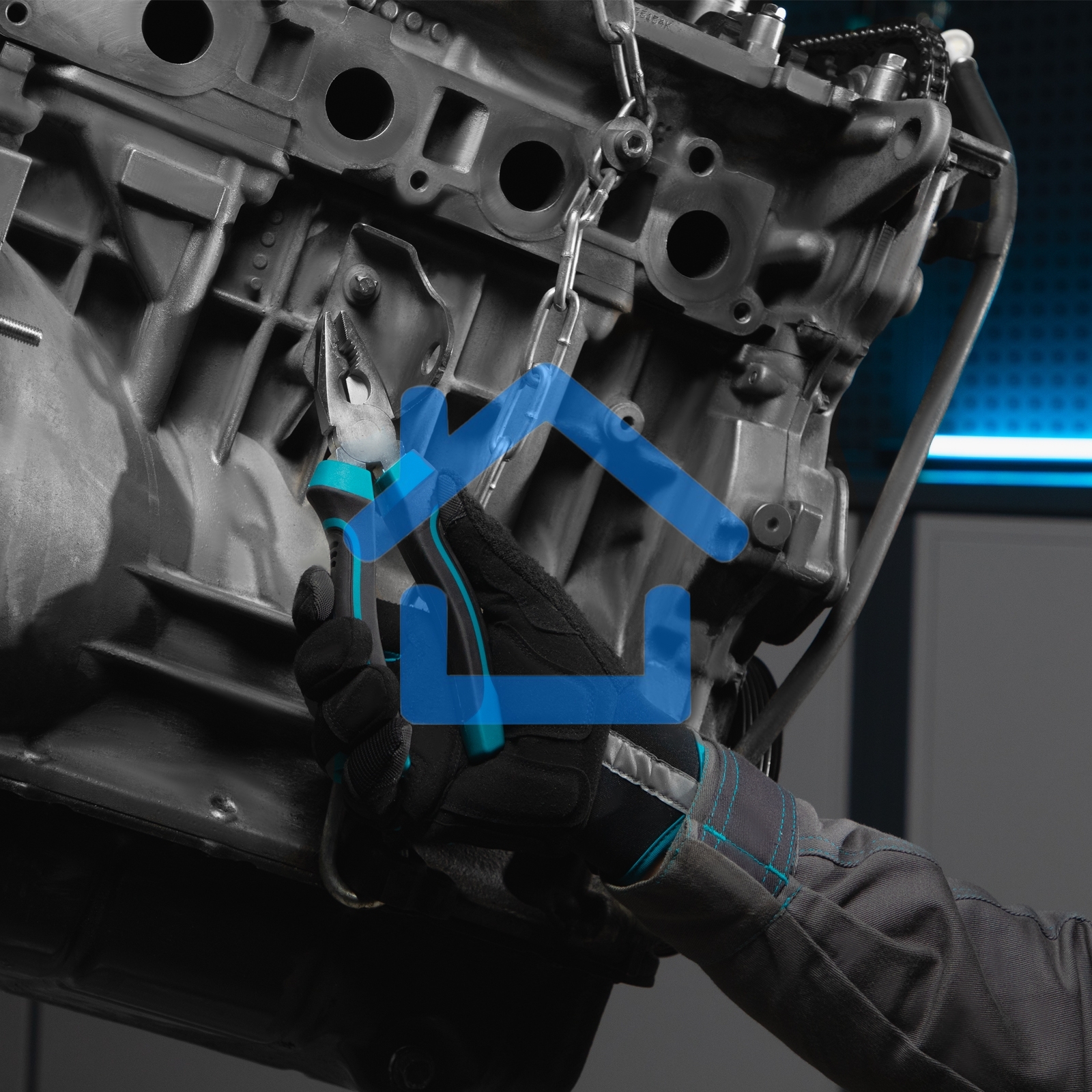 Набор инструментов 76 предметов, 120 зубьев, CrV1/4, 1/2