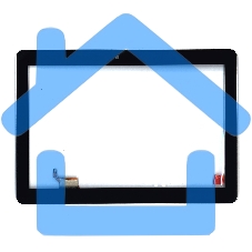 Сенсорное стекло (тачскрин) FCB0491-2015, черное с рамкой