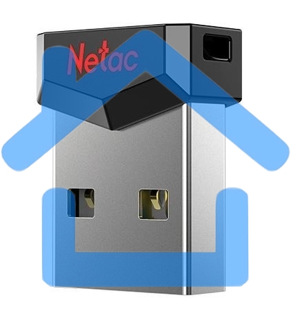 Флешка USB R/W Netac UM81 64Gb <NT03UM81N-064G-20BK>, USB2.0, Ultra compact