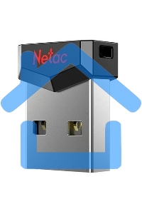 Флешка USB Netac UM81 64 Gb <NT03UM81N-064G-20BK>, USB 2.0, Ultra compact