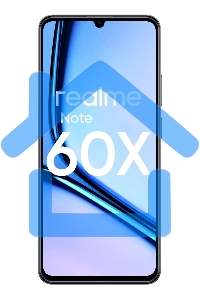 Смартфон Realme Note 60х, 3/64Gb, черный