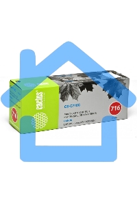 Картридж лазерный Cactus CS-C716C Cyan голубой (1500 стр.) для Canon i-Sensys MF8030/MF8030cn/MF8050/LBP 5050