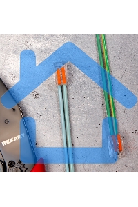 Соединительная клемма многоразовая, 2-х проводная, прозрачная (0,08-4 мм²), (10шт.) Rexant