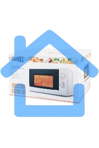 Микроволновая печь Mystery MMW-2012 белый, 20 л, 800 Вт, переключатели - поворотный механизм