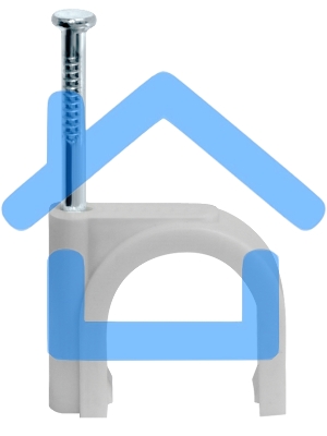 Скоба Navigator креп. круглая d10 с гвозд. NCR-10-50 (уп.50шт)