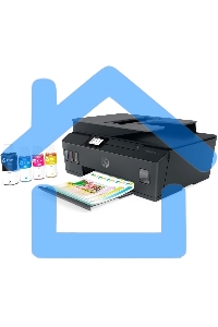 МФУ струйное HP Smart Tank 615 AiO (Y0F71A), A4, цветной, печ. до 22 стр/мин. (ч/б) до 16 стр/мин. (цвет), скан. до 5 стр/мин. (ч/б) 3 стр/мин. (цвет), 1200 x 1200 dpi (ч/б печать, скан.) 1200 x 4800 dpi (печать цвет), USB, Wi-Fi, BlueTooth, Air Print, Mo