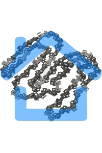 Цепь для цепных пил Huter C6 3/8