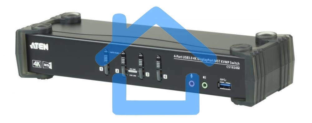 Переключатель ATEN 4P USB 3 4K DisplayPort MST KVMP Switch