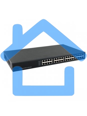 Инжектор OSNOVO Управляемый гигабитный PoE инжектор на 16 портов, PoE на порт до 30W, суммарно PoE до 250W, БП встроен