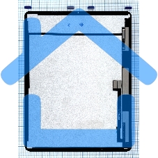 Модуль (матрица+тачскрин) для iPad Pro 12.9 2018 (A2014,A1895,A1876), Pro 12.9 2020 (A2069) черный