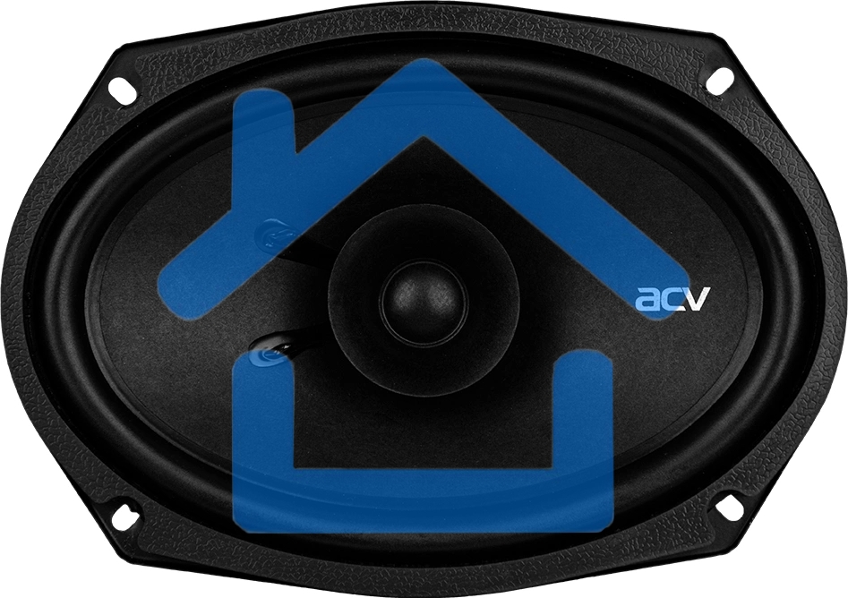 Колонки автомобильные ACV PD-691 BEATS (без решетки) 240Вт 91дБ 4Ом 16x23см (6x9дюйм) (ком.:2кол.) коаксиальные однополосные