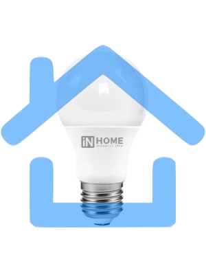 Лампа светодиодная LED-A60-VC 12Вт 230В E27 6500К 1080лм IN HOME 4690612020259