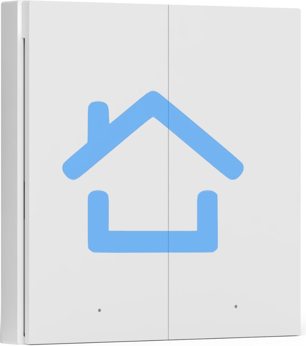 Выключатель двухклавишный Aqara Wireless Remote Switch H1 (WRS-R02)