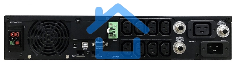 Источник бесперебойного питания Powercom Smart King RT SRT-3000A LCD 2700Вт 3000ВА черный