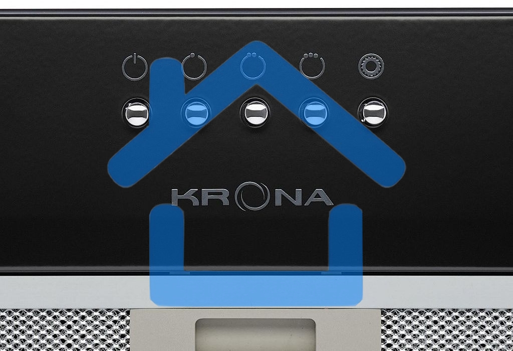 Вытяжка встраиваемая KRONA Runa 600 PB черный, 60 см, 845 куб. м/ч, 53 дБ