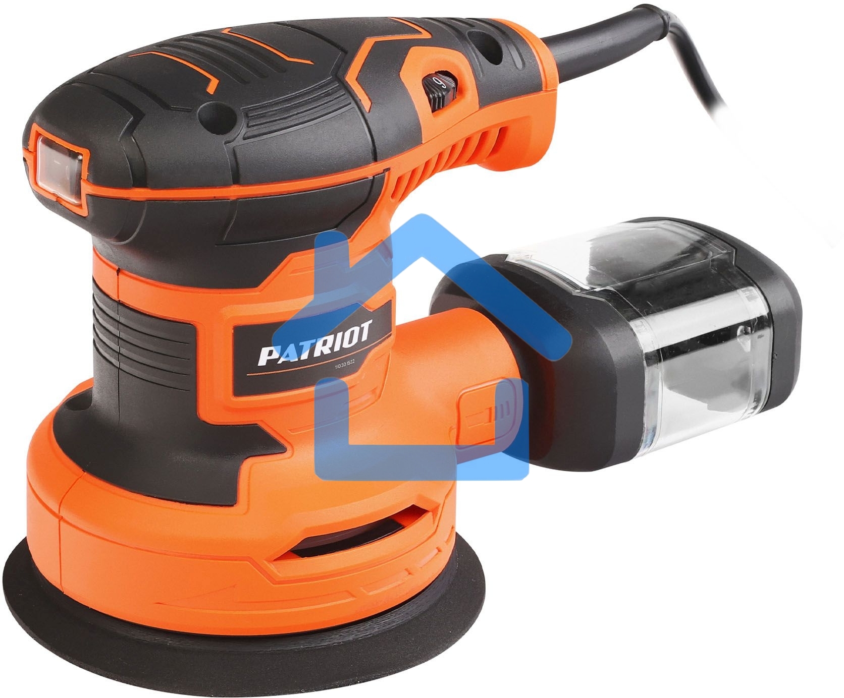 Машина эксцентриковая шлифовальная PATRIOT OS 122, мощность 270 вт, платформа 125 мм, 5000-12000 об.мин, 10000 – 24 000 к/мин.