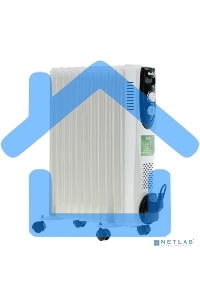 Обогреватель масляный Ballu BOH/CL-11WRN (11 секций) белый, 2200 Вт, 27 м2, термостат