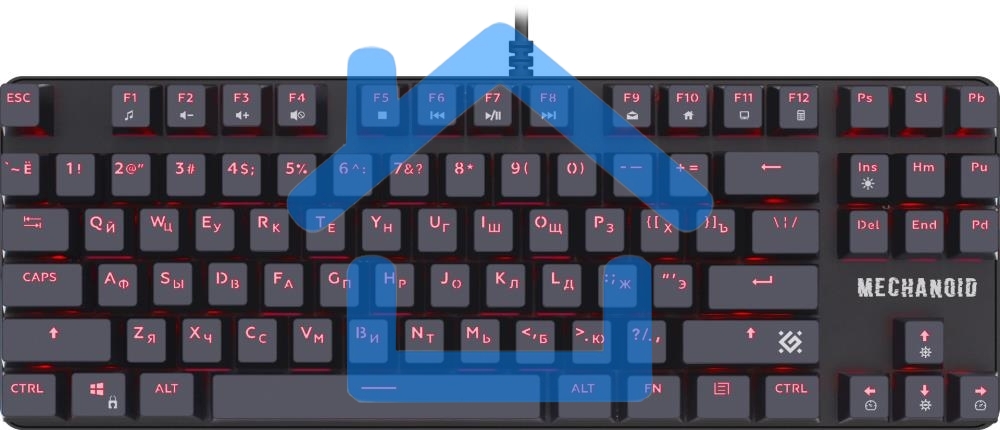 Клавиатура Defender MECHANICAL MECHANOID GK-581 RU BLK