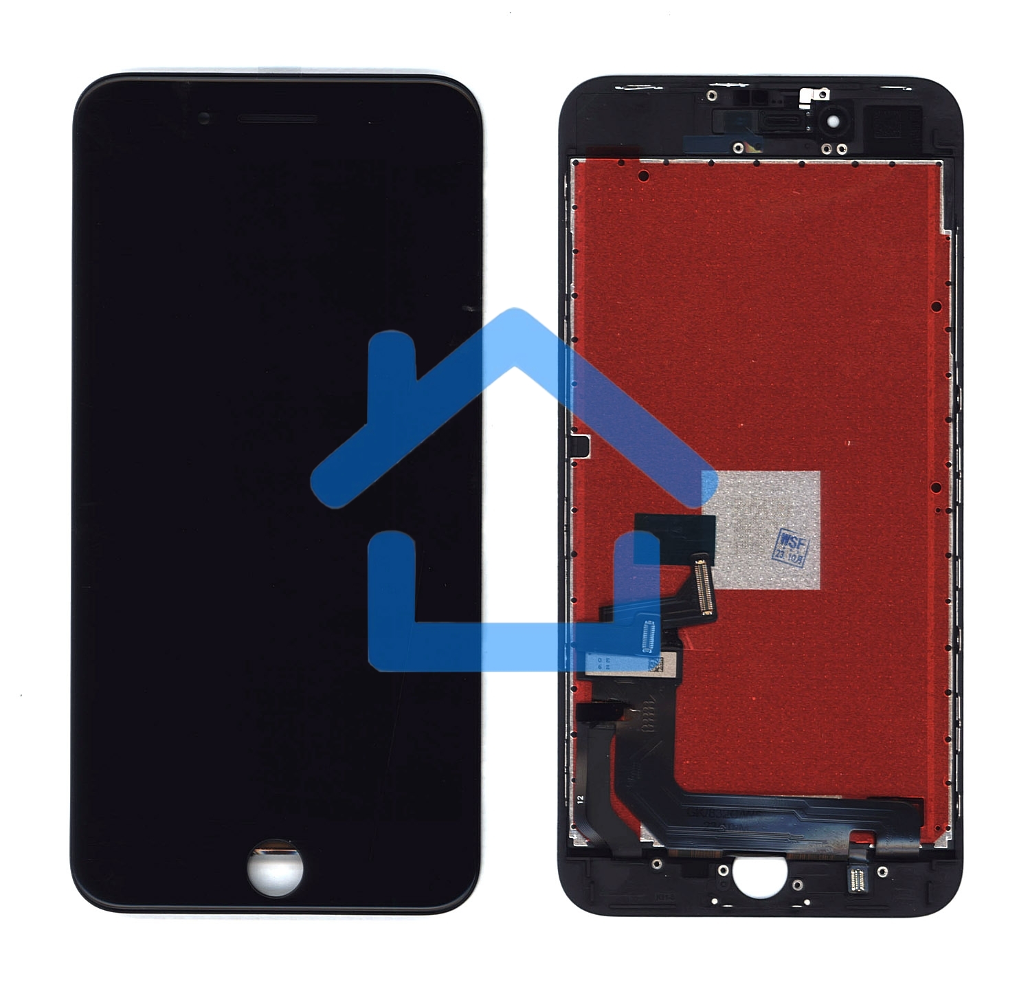 Дисплей Amperin для Apple iPhone 8 Plus в сборе с тачскрином (IPS), черный