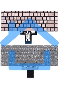 Клавиатура для ноутбука HP Pavilion x360 14-cd0000 золотистая с подсветкой