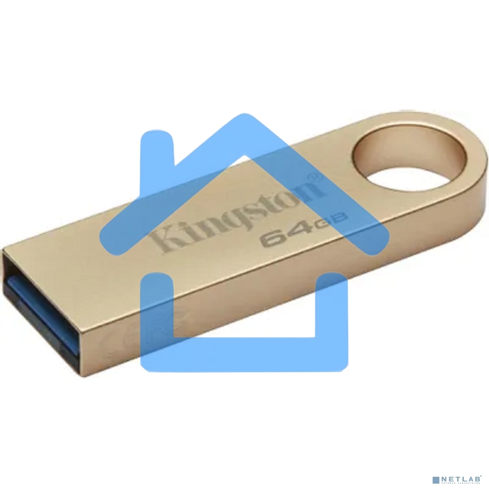 Флешка USB R/W Kingston 64Gb DataTraveler SE9 DTSE9G3/64Gb USB3.0 золотистый