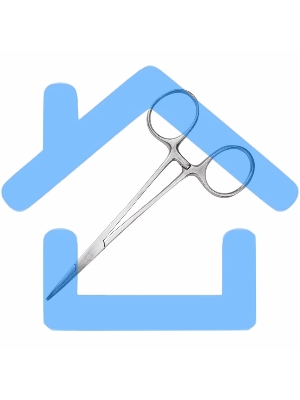 Зажим монтажный прямой 125 мм