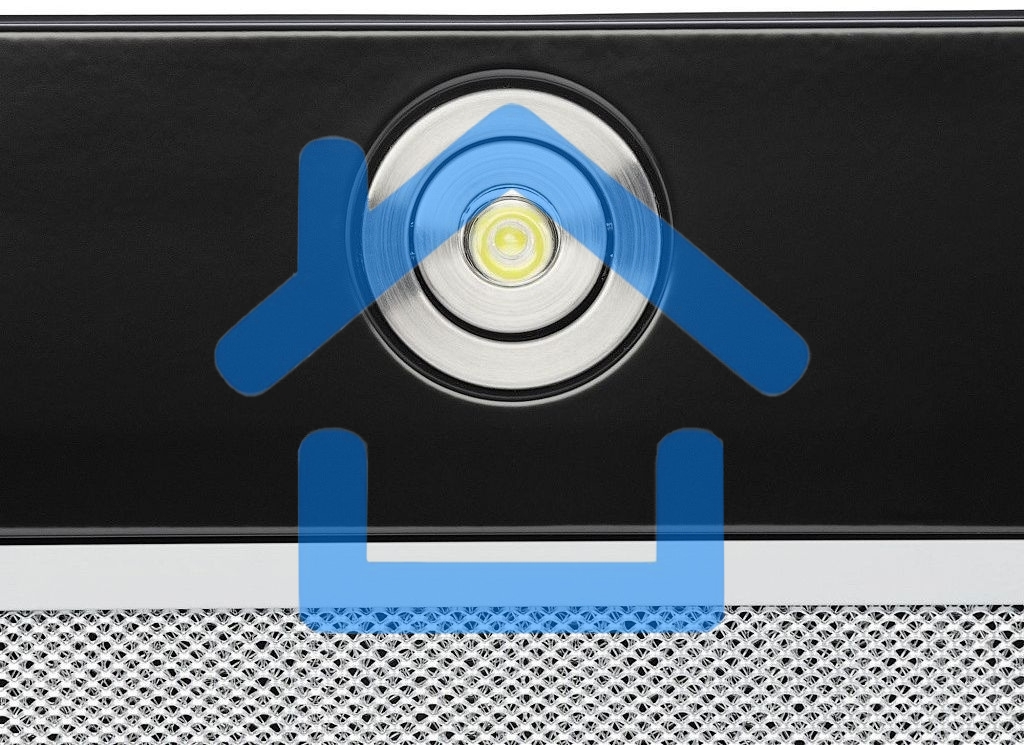 Вытяжка встраиваемая KRONA Runa 600 PB черный, 60 см, 845 куб. м/ч, 53 дБ