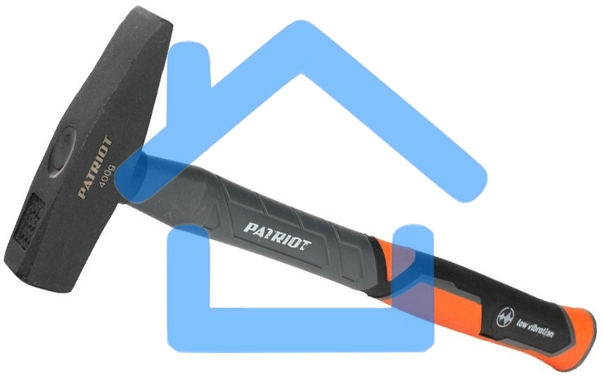 Молоток слесарный PATRIOT MHF-400 с фиберглассовой рукояткой, 400г