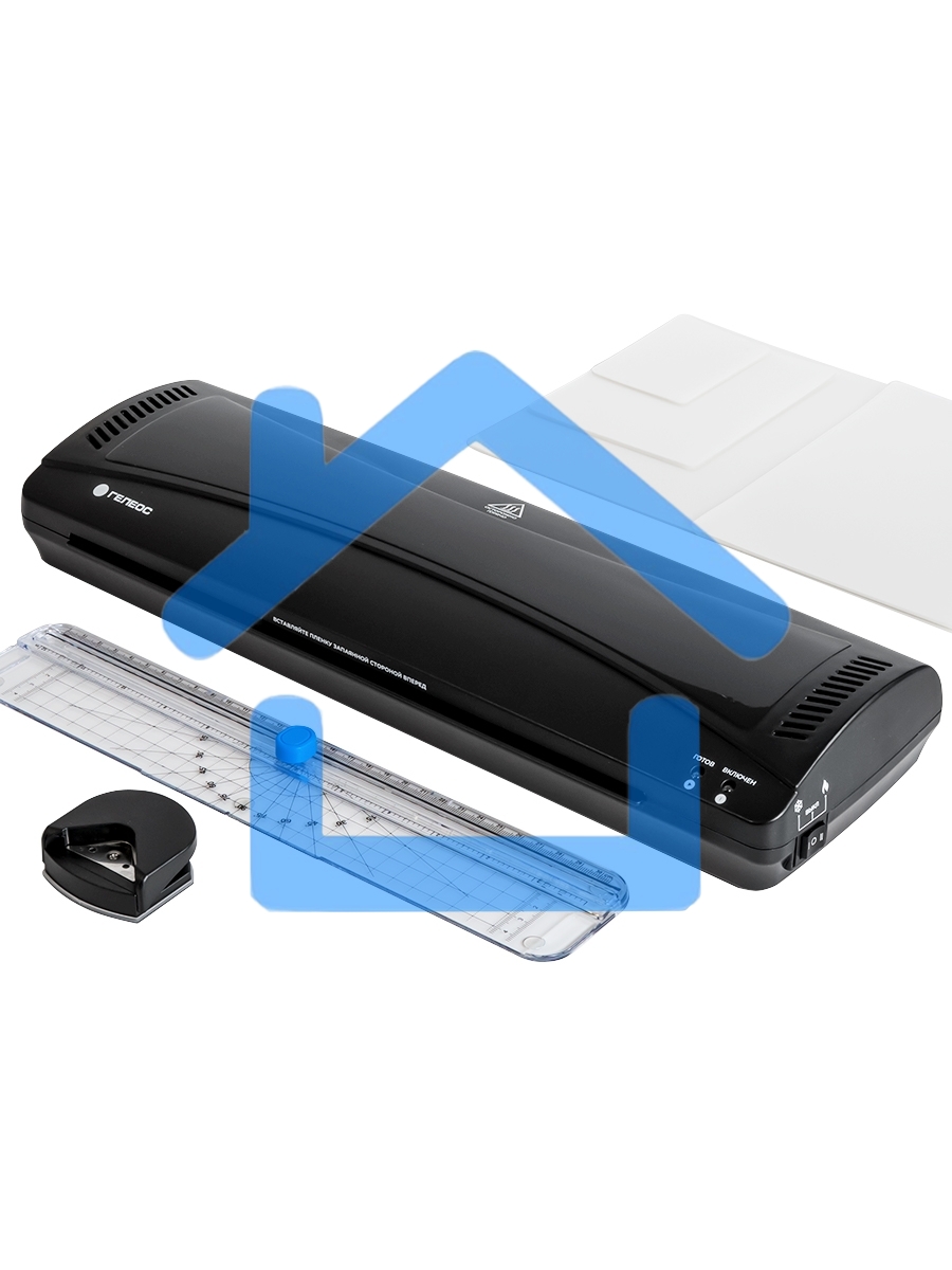 Ламинатор Heleos ЛМА3КН черный A3 (75-150мкм) 30см/мин (2вал.) хол.лам. лам.фото