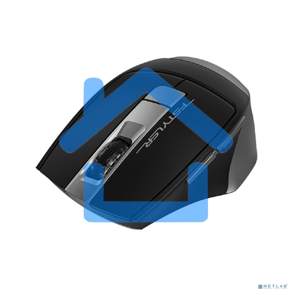 Мышь беспроводная A4Tech Fstyler FB35S серый/черный, 2000 dpi, радиоканал, Bluetooth, USB, кнопки - 5