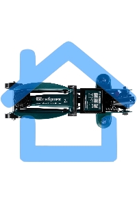 Домкрат гидравлический Сибртех подкатной, 2т, 127-330мм