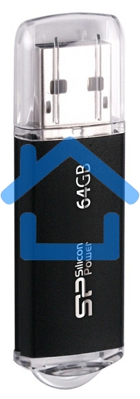 Флешка USB R/W Silicon Power R/W USB Drive 64Gb Ultima II SP064Gb,UF2M01V1K USB2.0, Black