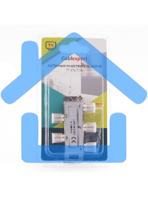 Разветвитель на 4 телевизора, Cablexpert AS-TV-04, 5-1000MHZ